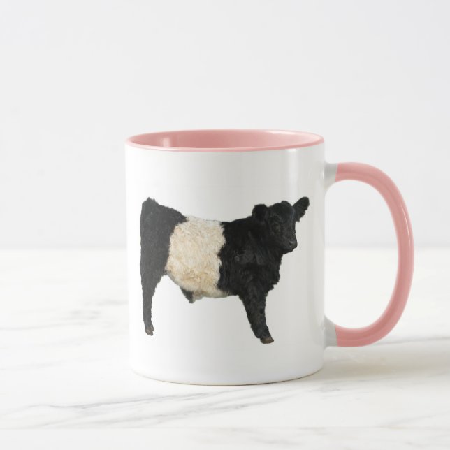 Gorgeous Belted Galloway Steer Cutout Beltie Gift Mug (Right)