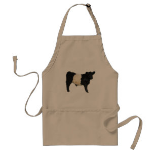 Gorgeous Belted Galloway Steer Cutout Standard Apron