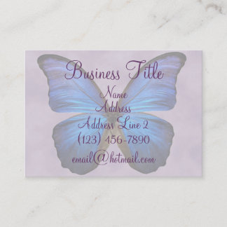 Gorgeous Blue Morpho Butterfly Business Cards