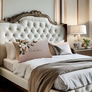 Gorgeous Blush Beige Oil Rose Bridal Shower Decorative Cushion