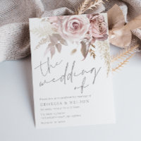 Gorgeous Blush Floral The Wedding of