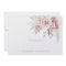 Gorgeous Blush Floral Wedding Thank You Card