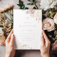 Gorgeous Blush & Ivory Floral Baptism