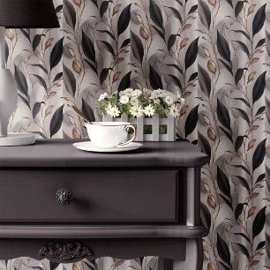 Gorgeous Botanical Leaf Wallpaper
