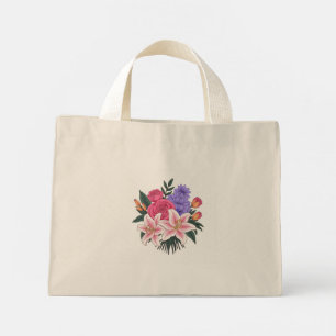 Gorgeous Bouquet Mini Tote Bag
