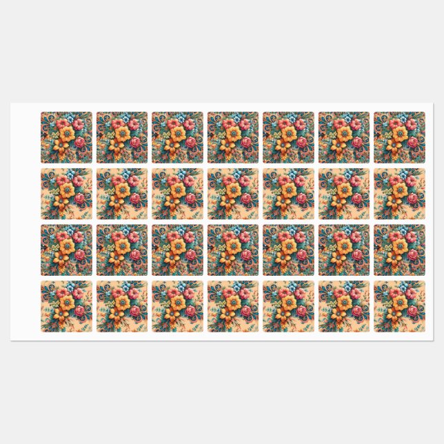 Gorgeous Bouquet of Flowers (Sheet)