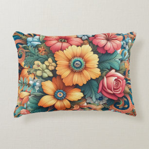Gorgeous Bouquet of Flowers Decorative Cushion
