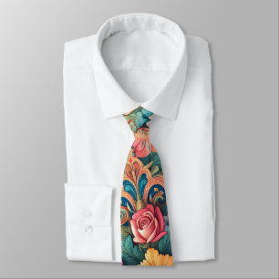 Gorgeous Bouquet of Flowers Tie