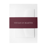 Gorgeous Burgundy Sample