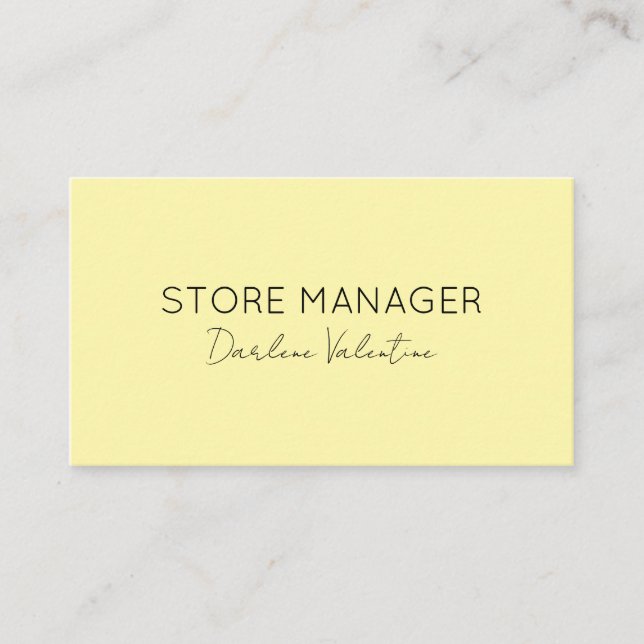 Gorgeous business cards (Front)