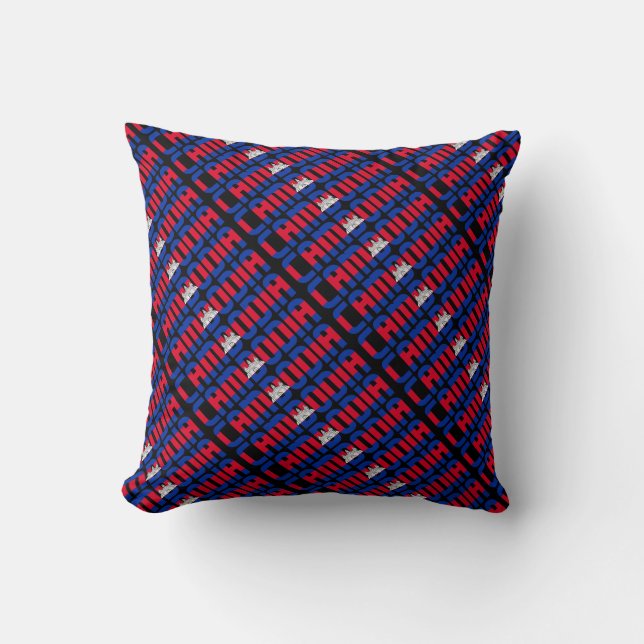 Gorgeous Cambodia National Flag Cushion (Front)