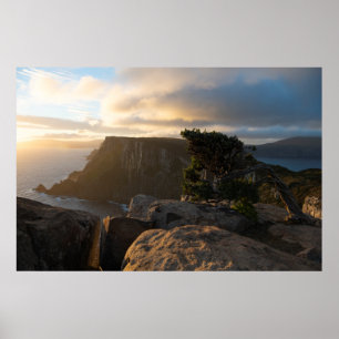 Gorgeous Cape Pillar Sunset, Tasmania Poster