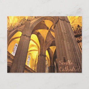 Gorgeous Cathedral of Seville, Spain Postcard