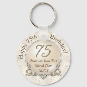Gorgeous Cheap, 75th Birthday Party Favours for He Key Ring
