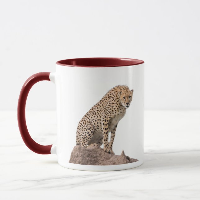 Gorgeous Cheetah Beautiful Cat Photo Mug (Left)