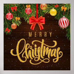 Gorgeous Christmas Glitter Poster