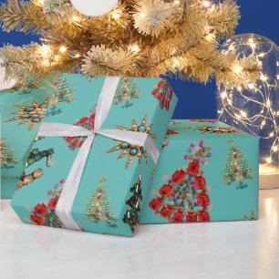 Gorgeous Christmas Ornaments Wrapping Paper
