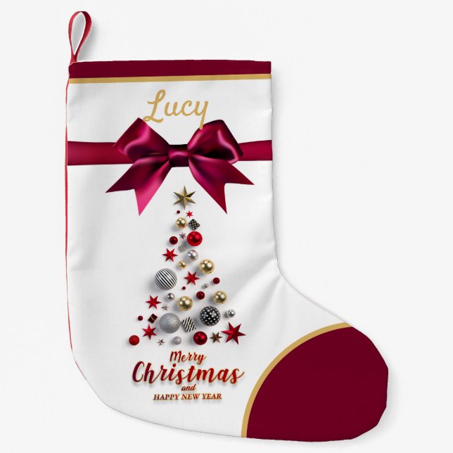 Gorgeous Christmas Small Christmas Stocking (Front)