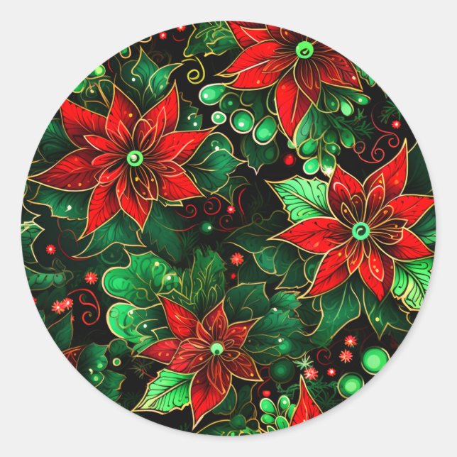 Gorgeous Christmas stickers  (Front)