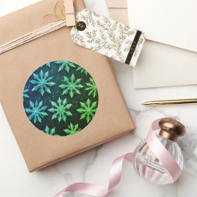 Gorgeous Christmas stickers snowflakes (Gifting)