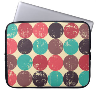 Gorgeous Circle Pattern Wallpaper Laptop Sleeve