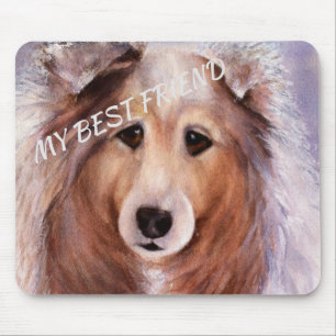GORGEOUS COLLIE MOUSE MAT