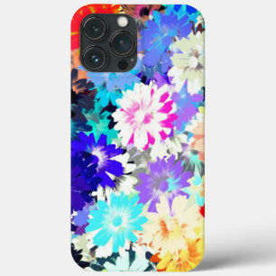 Gorgeous coloured flowers iPhone 13 pro max case