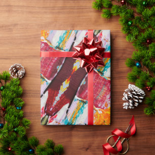Gorgeous Colourful Abstract Painting Wrapping Pape Wrapping Paper