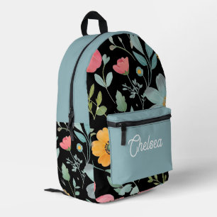 Gorgeous colourful backpack, one of a kind printed backpack