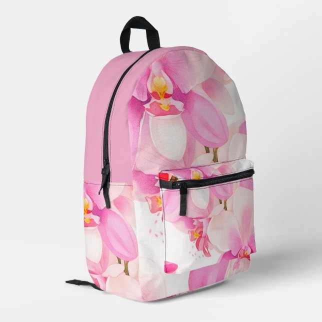 Gorgeous colourful backpack, one of a kind printed backpack (Back Corner Left)
