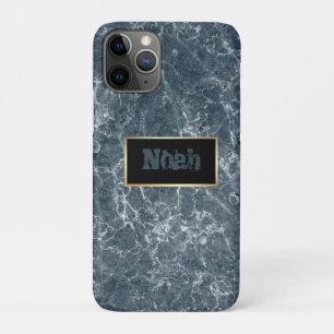 Gorgeous Cool Dark Blue Marble iPhone 11 Pro Case