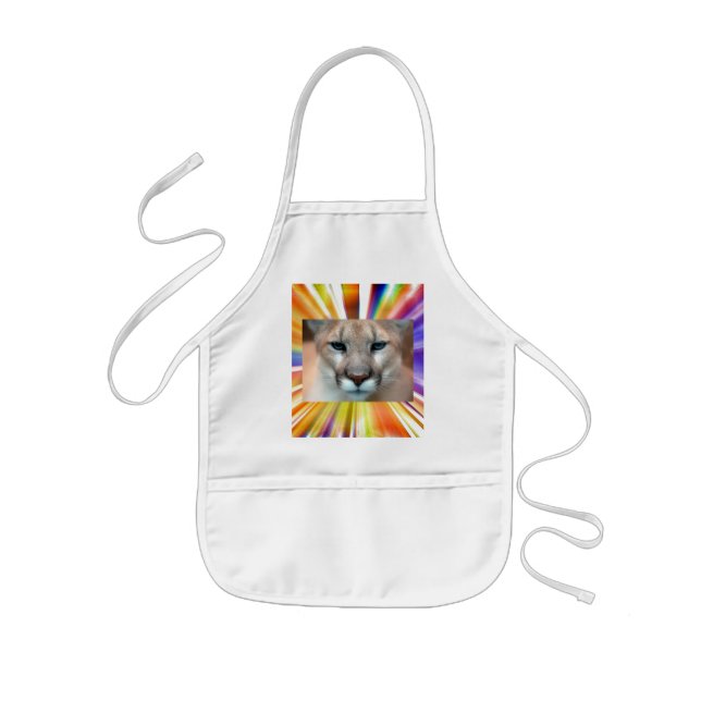 GORGEOUS COUGAR KIDS APRON (Front)