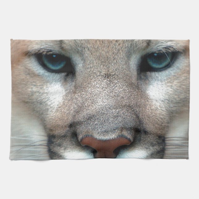 GORGEOUS COUGAR TEA TOWEL (Horizontal)