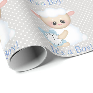 Gorgeous Custom Personalised Baby Shower Gift Wrapping Paper