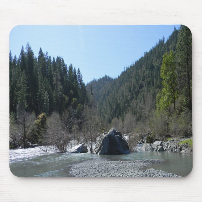 Gorgeous day in Trinity County, California... Mouse Mat (Front)
