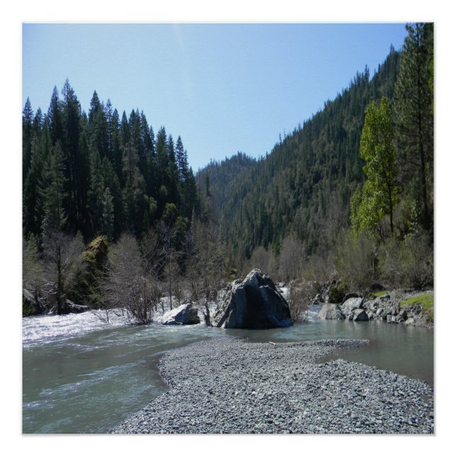 Gorgeous day in Trinity County, California... Poster (Front)