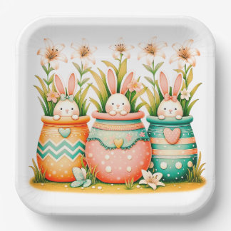 Gorgeous Easter paper plates