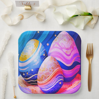 Gorgeous Easter paper plates