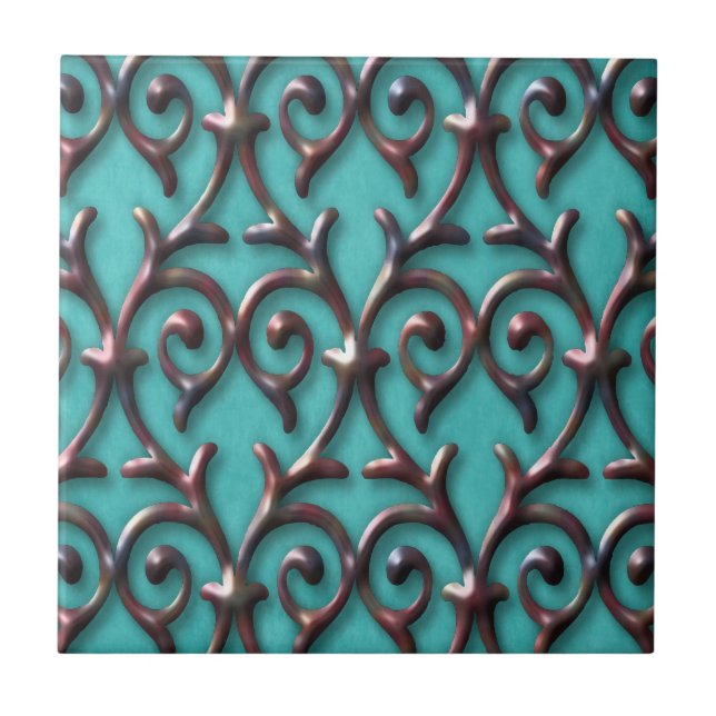 Gorgeous Elegant Pattern Tile (Front)