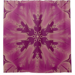 Gorgeous Exotic Flower Purple Shades Shower Curtain