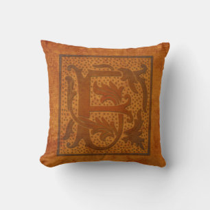 Gorgeous F Monogram/Old Letter Pillow! Cushion