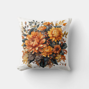 Gorgeous Fall Floral Cushion