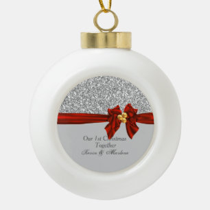 Gorgeous  First Christmas Together Ornament Bling