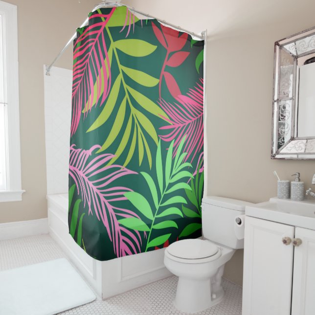 Gorgeous floral showe shower curtain (In Situ)