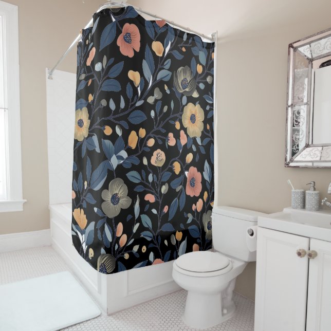 Gorgeous floral showe shower curtain (In Situ)