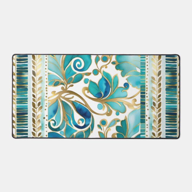 Gorgeous flourishes desk blotter/mat  desk mat (Front)