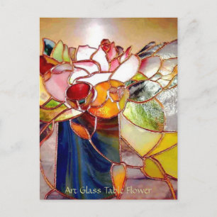 Gorgeous Flower Anniversary Special Postcard