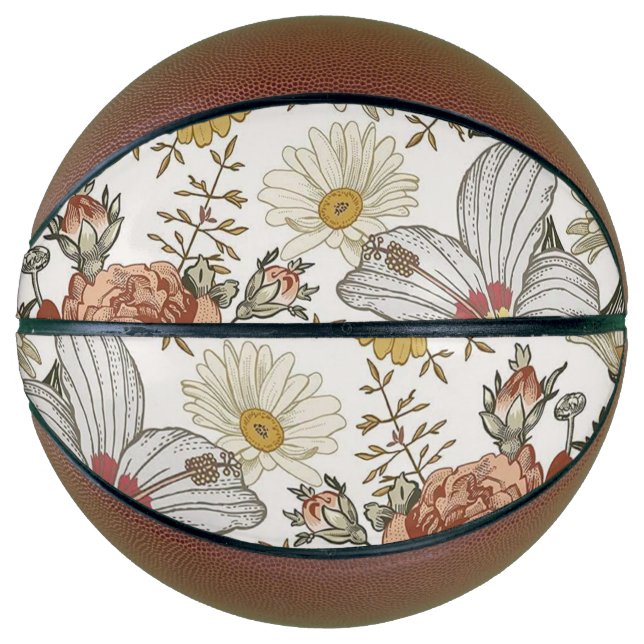 Gorgeous flowers basketball (Front)