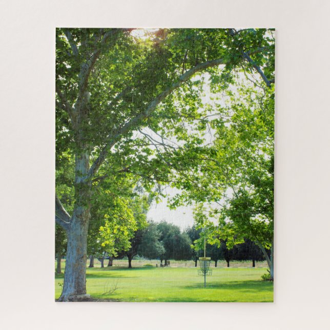 Gorgeous Forest Disc Golf Puzzle (Vertical)