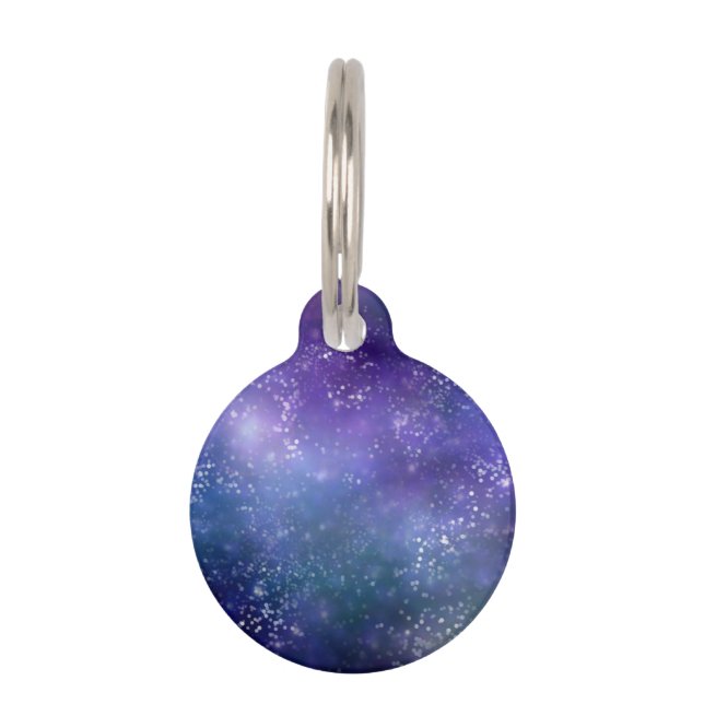 Gorgeous Galaxy Pet Tag (Front)